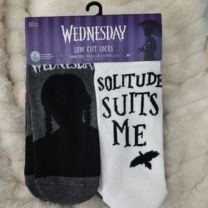 Low Cut 10 Pair of Socks - Black & White